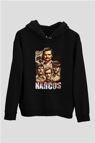 Narcos Pablo Escobar Siyah Unisex Hoodie