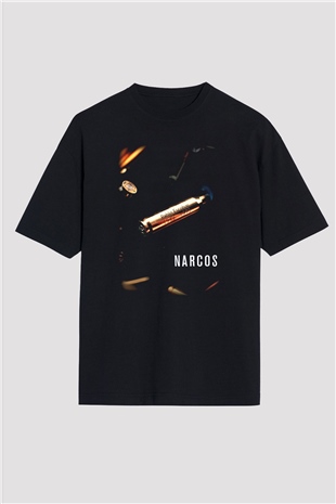Narcos Pablo Escobar Siyah Unisex Oversize Tişört T-Shirt