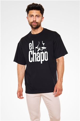 Narcos Pablo Escobar Siyah Unisex Oversize Tişört T-Shirt