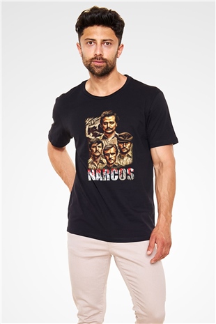 Narcos Pablo Escobar Siyah Unisex Tişört T-Shirt