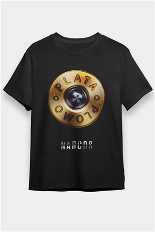 Narcos Pablo Escobar Siyah Unisex Tişört T-Shirt