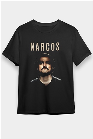 Narcos Pablo Escobar Siyah Unisex Tişört T-Shirt