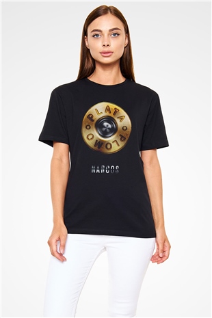 Narcos Pablo Escobar Siyah Unisex Tişört T-Shirt
