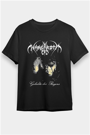 Nargaroth Baskılı Unisex Siyah Tişört - Tshirt