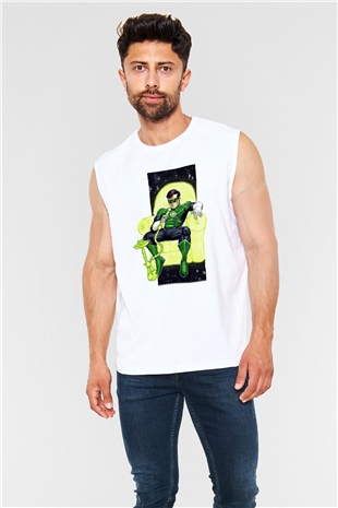 Nargile Beyaz Unisex Kolsuz Tişört