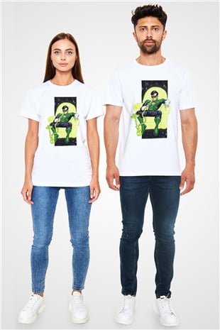 Nargile Beyaz Unisex Tişört T-Shirt - TişörtFabrikası