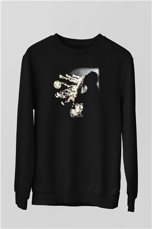 Nargile Siyah Unisex Sweatshirt