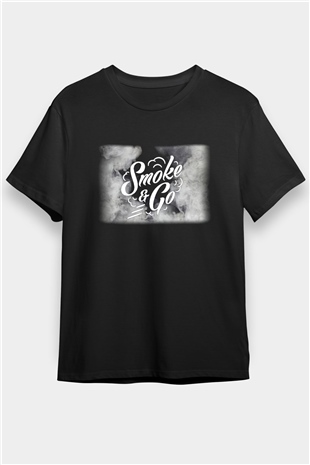 Nargile Siyah Unisex Tişört T-Shirt - TişörtFabrikası