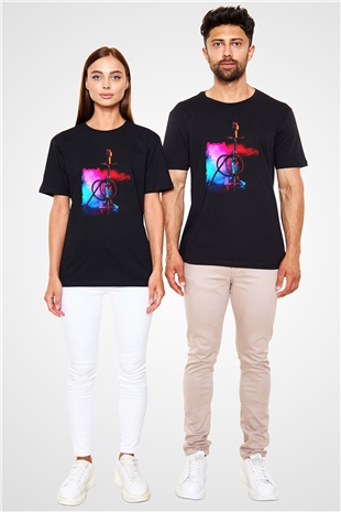Nargile Siyah Unisex Tişört T-Shirt - TişörtFabrikası