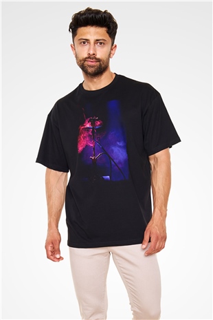 Nargile Siyah Oversize Tişört Oversize T-shirt - TişörtFabrikası