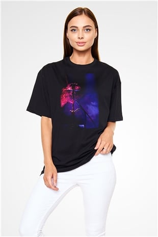 Nargile Siyah Oversize Tişört Oversize T-shirt - TişörtFabrikası