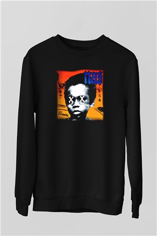 Nas Siyah Unisex Sweatshirt