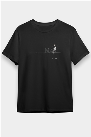 Nas Siyah Unisex Tişört T-Shirt - TişörtFabrikası