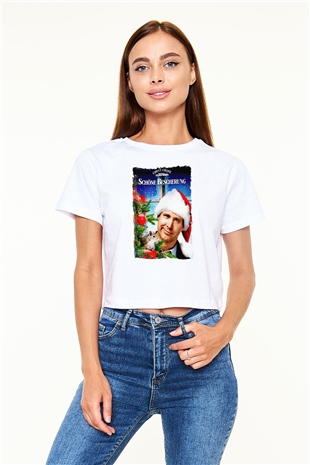 National Lampoons Vacation Beyaz   Crop Top Tişört