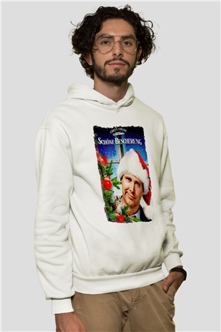 National Lampoons Vacation Beyaz Unisex Hoodie