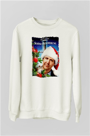 National Lampoons Vacation Beyaz Unisex  Sweatshirt