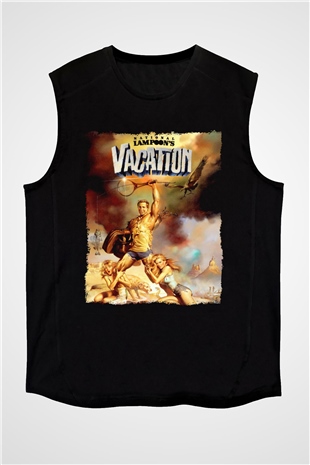 National Lampoons Vacation Siyah Unisex  Kolsuz Tişört