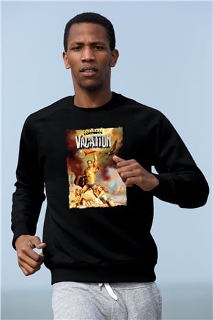 National Lampoons Vacation Siyah Unisex  Sweatshirt