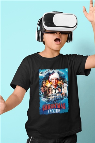 National Lampoons Vacation Siyah Unisex  Çocuk Tişört