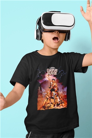 National Lampoons Vacation Siyah Unisex  Çocuk Tişört