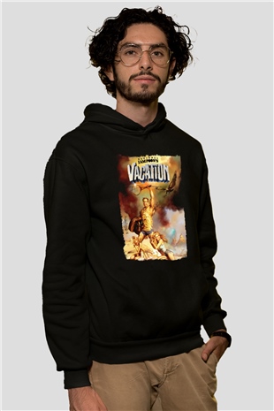 National Lampoons Vacation Siyah Unisex Hoodie