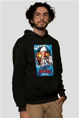 National Lampoons Vacation Siyah Unisex Hoodie