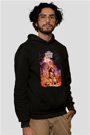 National Lampoons Vacation Siyah Unisex Hoodie