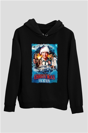 National Lampoons Vacation Siyah Unisex Hoodie