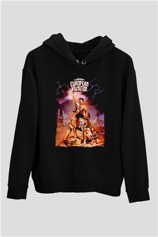 National Lampoons Vacation Siyah Unisex Hoodie
