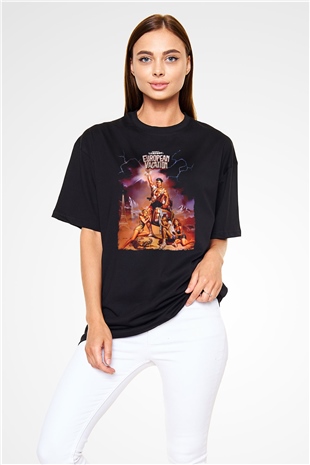 National Lampoons Vacation Siyah Oversize Tişört