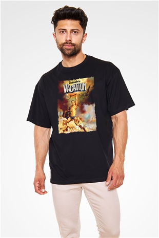 National Lampoons Vacation Siyah Oversize Tişört