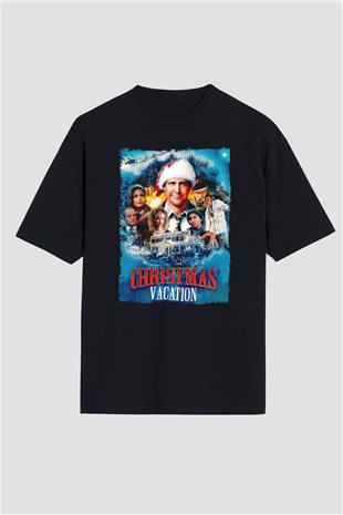National Lampoons Vacation Siyah Oversize Tişört