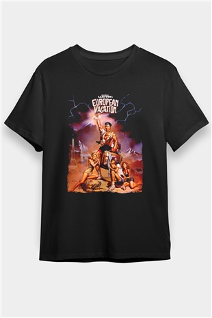 National Lampoons Vacation Siyah Unisex Tişört