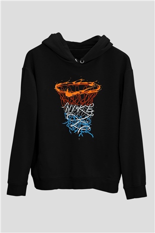 NBA Jam Siyah Unisex Hoodie