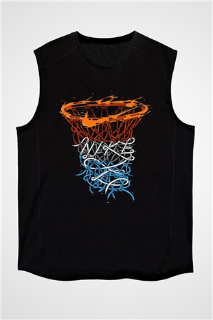 NBA Jam Siyah Unisex Kolsuz Tişört