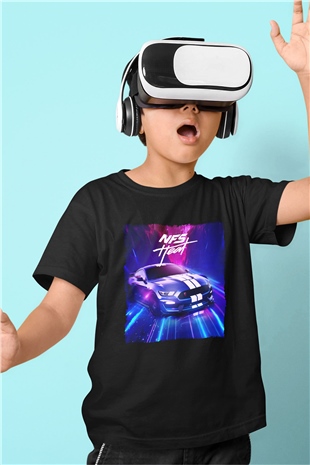 Need for Speed Siyah Unisex Çocuk Tişört