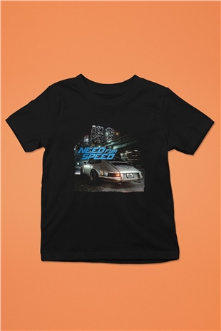 Need for Speed Siyah Unisex Çocuk Tişört