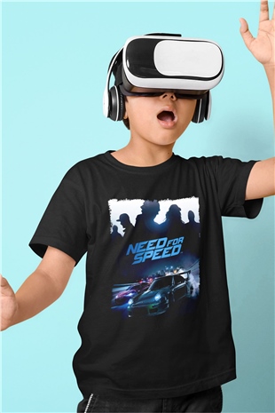 Need for Speed Siyah Unisex Çocuk Tişört
