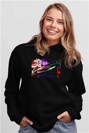 Need for Speed Siyah Unisex Hoodie