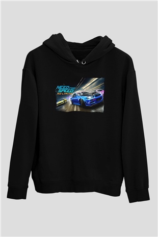 Need for Speed Siyah Unisex Hoodie