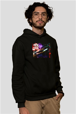 Need for Speed Siyah Unisex Hoodie