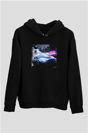 Need for Speed Siyah Unisex Hoodie