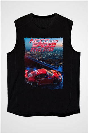 Need for Speed Siyah Unisex Kolsuz Tişört