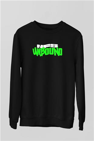 Need for Speed Siyah Unisex Sweatshirt