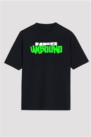 Need for Speed Siyah Oversize Tişört Oversize T-shirt