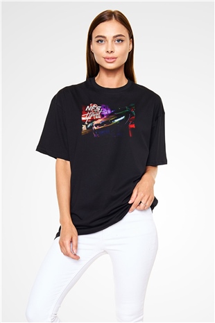 Need for Speed Siyah Oversize Tişört Oversize T-shirt