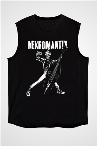 Nekromantix Siyah Unisex Kolsuz Tişört