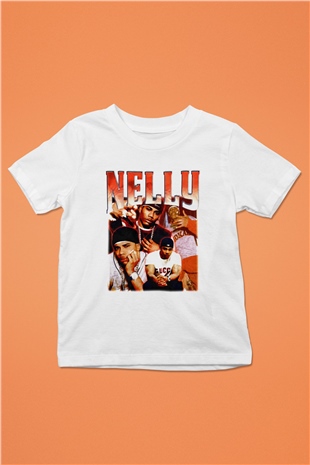 Nelly Beyaz Unisex Çocuk Tişört