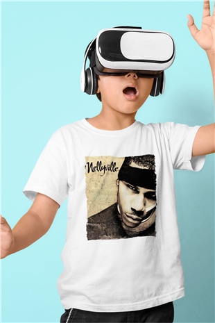 Nelly Beyaz Unisex Çocuk Tişört