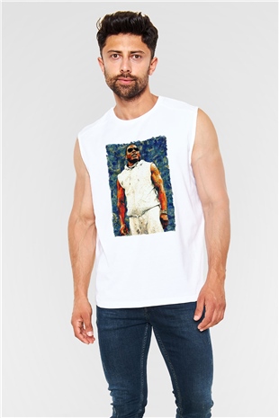 Nelly Beyaz Unisex Kolsuz Tişört